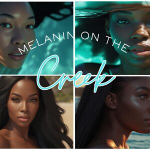 Melanin On The Creek Ai Images Woman On The Beach