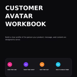 Customer Avatar Workbook